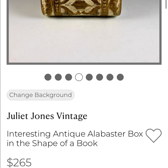 Vintage antique alabaster box book - Picture 10 of 12